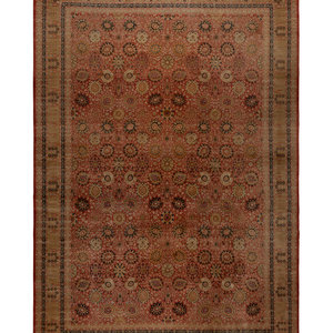 An Indian or Pakistani Wool Rug
Late