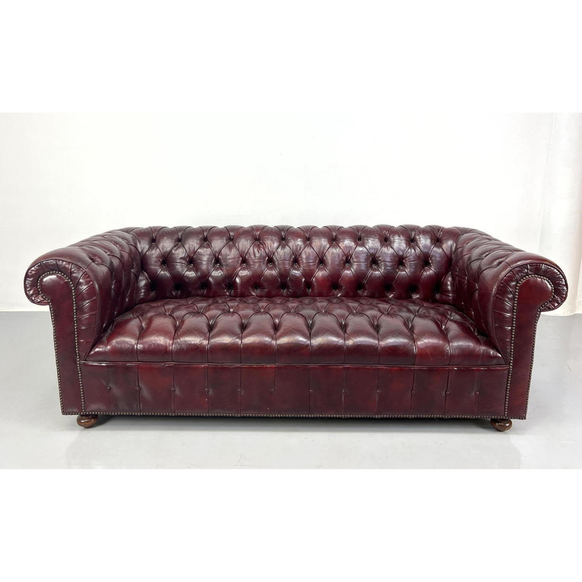 Large Chesterfield Sofa Couch.