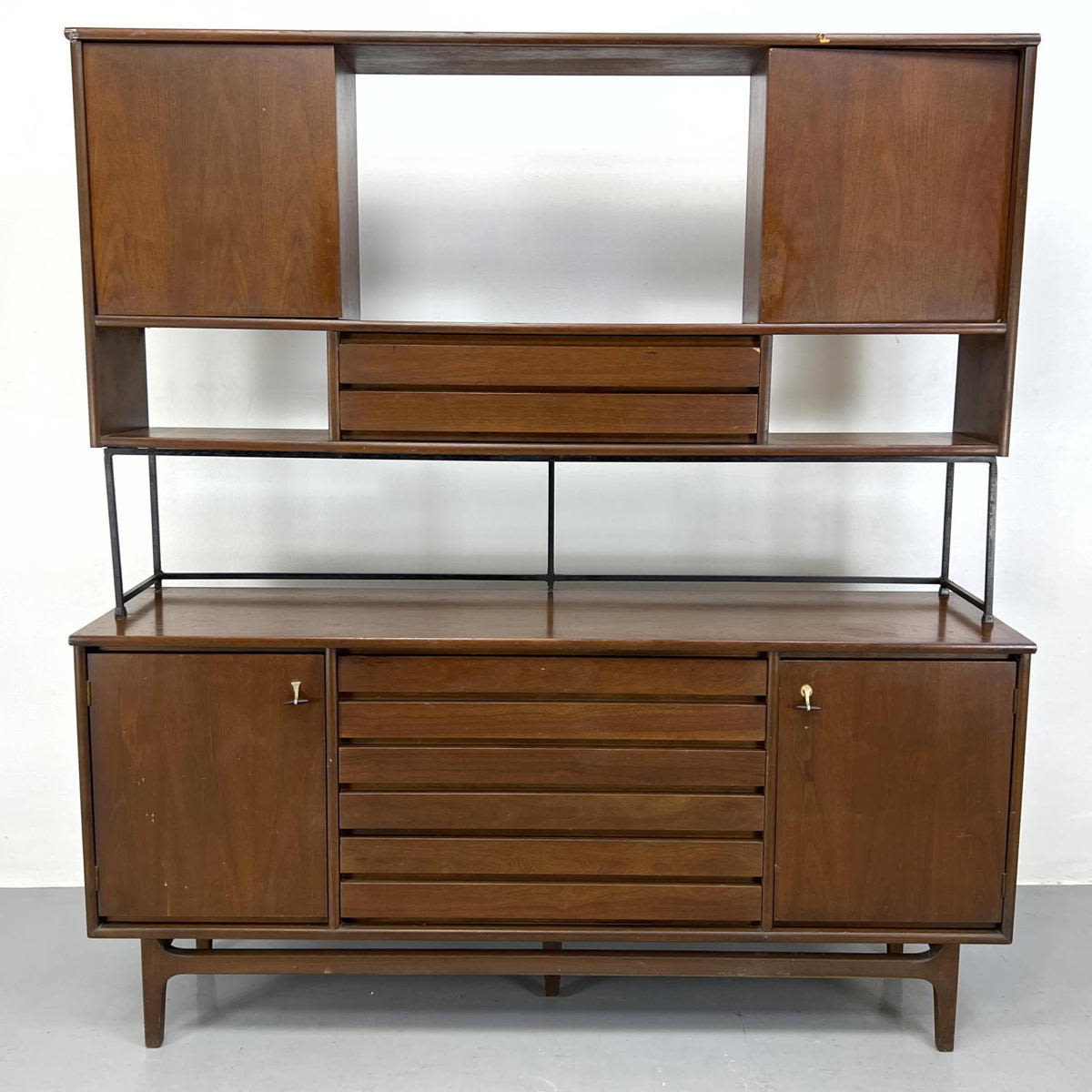 Stanley two tiered credenza. American