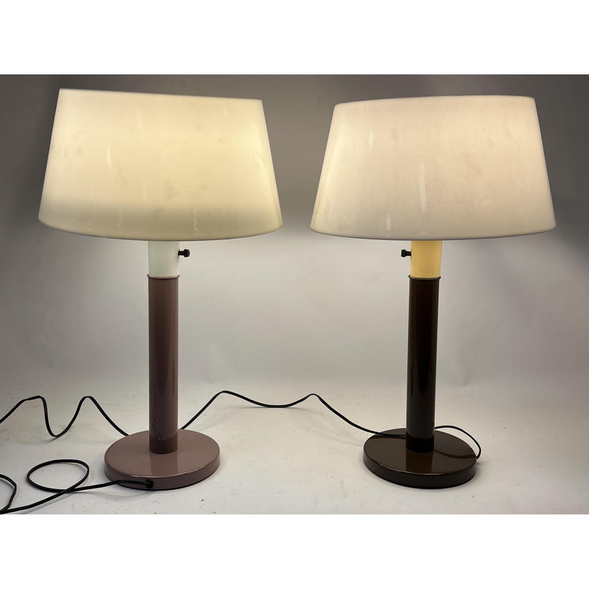 2pc Modernist Table Lamps. One