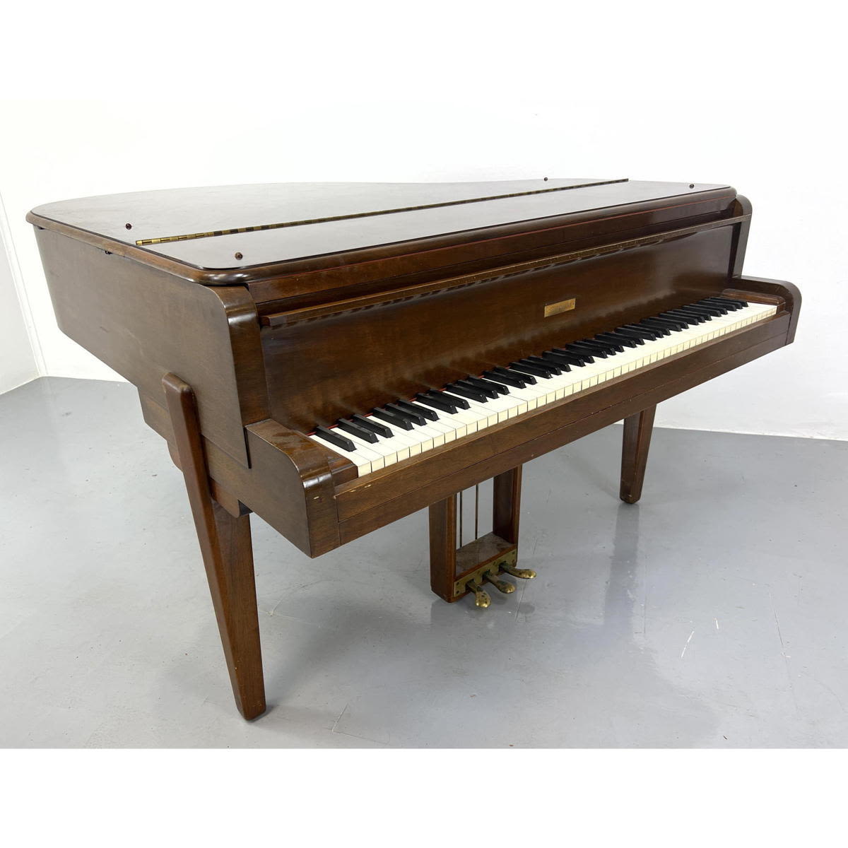 STEINWAY Model S baby grand Piano.