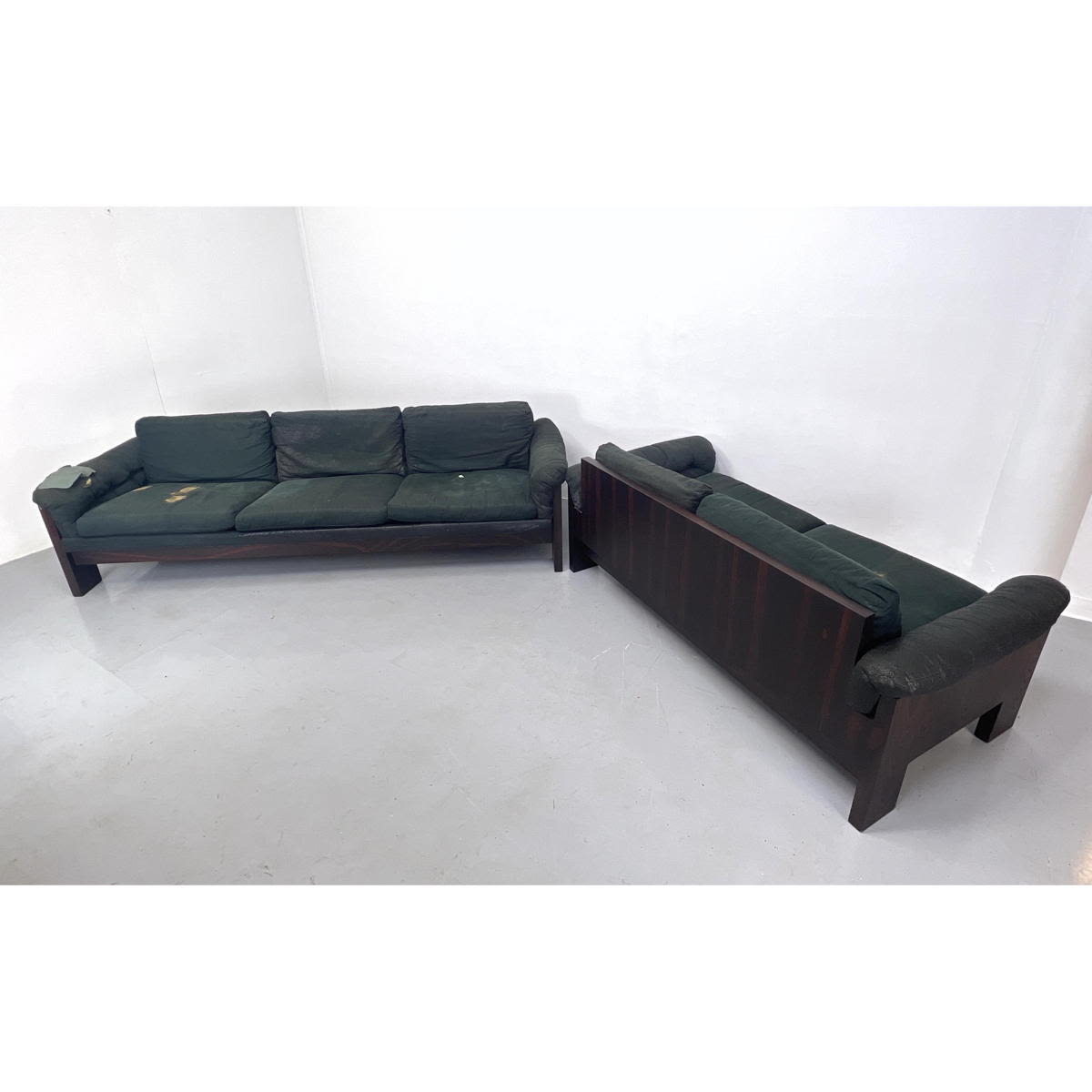 2pc Rosewood Thayer Coggin Sofas  2a7869