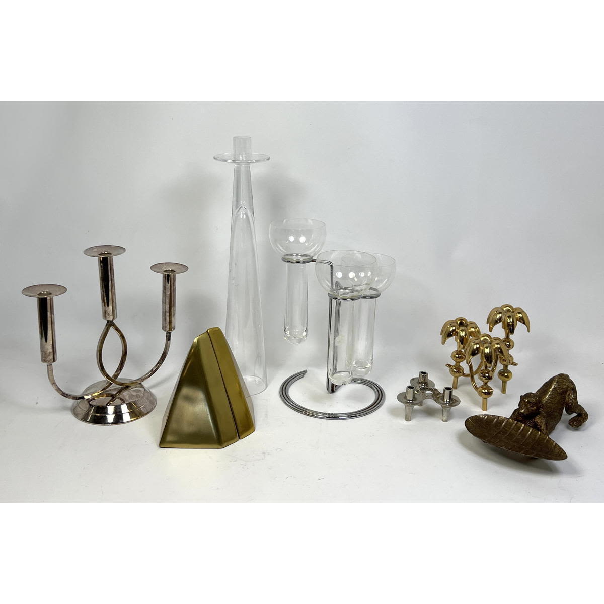 Mid Century Modern Metal and glass 2a7877