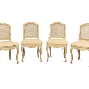 A Set of Four Louis XV Style Painted 2a78a8