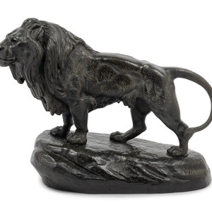 Clovis Edmond Masson French 1838 1913 Lion bronze signed 2a78ee
