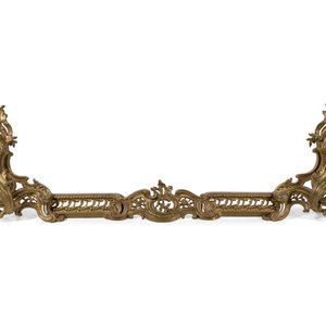 A Rococo Style Gilt Metal Fire 2a791e