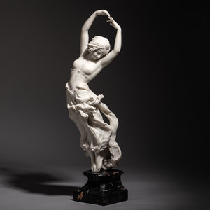 Affortunato Gory (Italian, 1895-1925)
Dancer
marble
signed