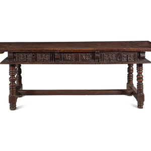 A Spanish Walnut Refectory Table
17th