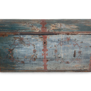 A Northern European Painted Trunk 19th 2a7961