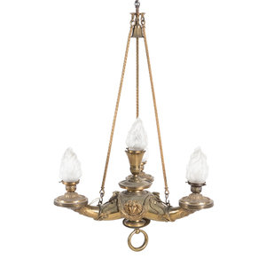 A Neoclassical Gilt Bronze Four Light 2a796d