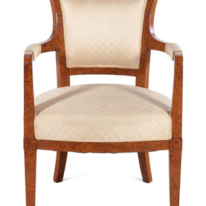 A Baltic Amboyna Veneered Armchair Circa 2a7967