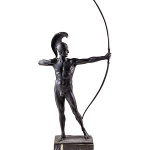 Franz Iffland German 1862 1935 Archer bronze signed 2a797d