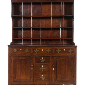 An English Oak Welsh Cupboard Late 2a7992