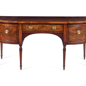 A George III Figured Mahogany Sideboard Circa 2a7998