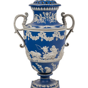 A Large Wedgwood Jasperware Tulip