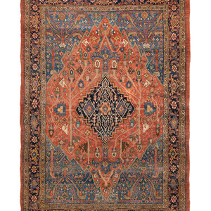 A Bidjar Wool Rug
Late 19th Century
7