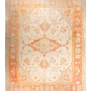 An Oushak Wool Rug Late 19th Century 16 2a79e6