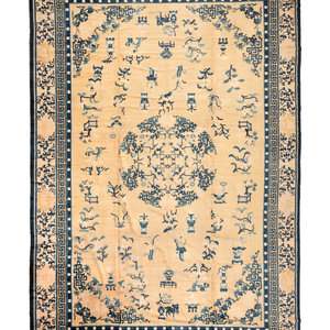 A Ningxia Wool Rug Northern China  2a79e1