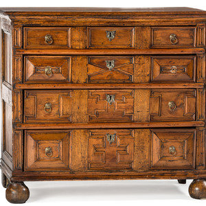 A William and Mary Style Chest of Drawers
18th