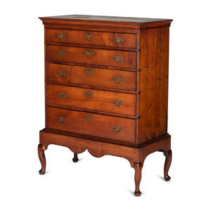 A Queen Anne Cherrywood Chest on 2a7ac3