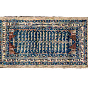 A Turkish or Afghan Wool Rug
20th