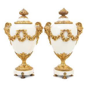 A Pair of French Gilt Bronze and 2aa227