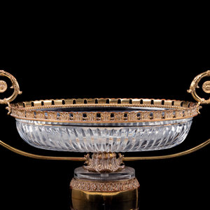 A French Gilt Bronze Mounted Cut