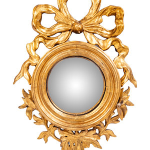 A Continental Carved Giltwood Convex 2aa28b