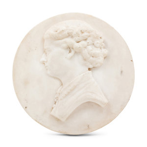 A Continental Carved Marble Profile 2aa2ac