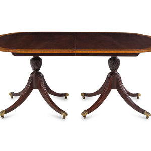 A George III Style Mahogany Dining