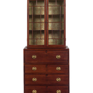 A George III Style Mahogany Secretary