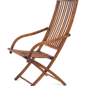 A British Colonial Folding Armchair 19th 2aa31f