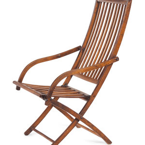 A British Colonial Folding Armchair
19th