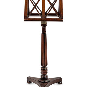 A Regency Mahogany Duet Music Stand
19th