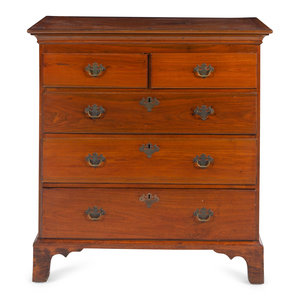 A Chippendale Cherrywood Chest 2aa36e