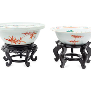 Two Chinese Enameled Porcelain