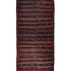 An Afghan Baluch Wool Rug 10 feet 2aa3aa