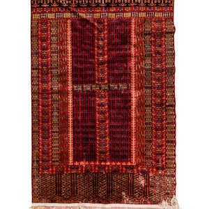 An Afghan Wool and Silk Rug Second 2aa3ba