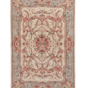 An Aubusson Style Wool Rug
20th