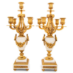 A Pair of Louis XVI Style Marble 2aa4a5