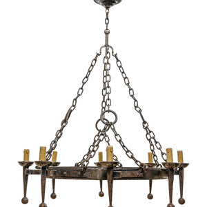 A French Provincial Wrought Iron