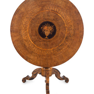 An Italian Marquetry Tilt Top Center 2aa4fd