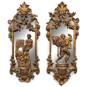 A Pair of Italian Carved Giltwood 2aa504