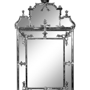 A Venetian Glass Mirror Circa 1840 Height 2aa50e