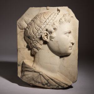 A North Italian Marble Portrait Relief
Follower