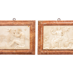 A Pair of Grand Tour Carved Marble 2aa522