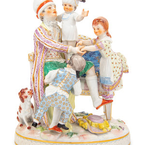 A Meissen Porcelain Figural Group 2aa557