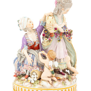 A Meissen Porcelain Figural Group Late 2aa559
