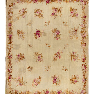 An Aubusson Wool Rug
Circa 1880
13