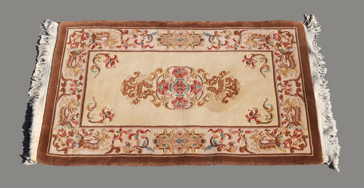 Chinese wool rug overall good 2aa65f